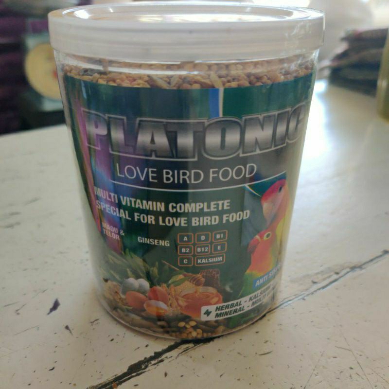 MAKANAN / PAKAN BURUNG PLATONIC LOVEBIRD