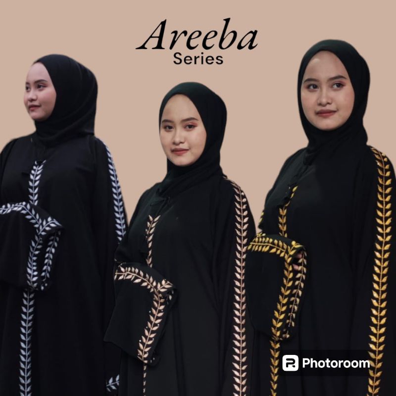 ABAYA SHOLAT AREEBA/ABAYA SHOLAT JETBLACK/ABAYA SHOLAT PREMIUM/ABAYA SHOLAT BONANZA/MUKENA SHOLAT JE