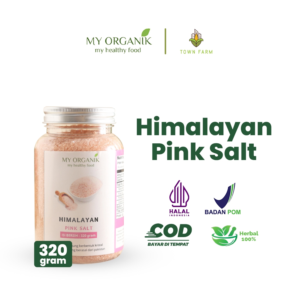 

My Organik Garam Himalaya Original Untuk Diet Himalayan Pink Salt Original Penyedap Rasa