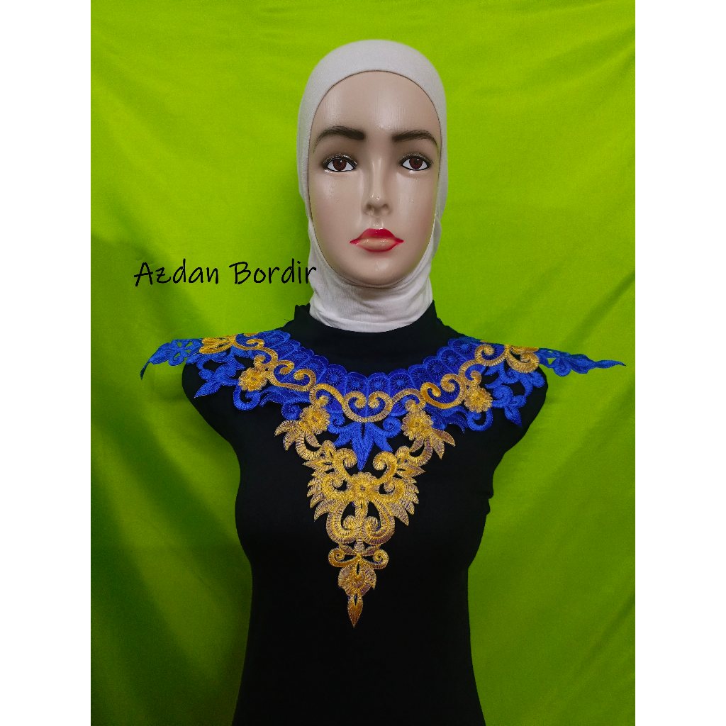 Renda Bordir Hiasan Dada Coker Tari Arwana
