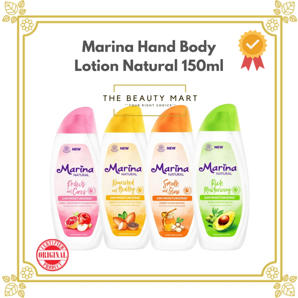 MARINA Hand Body Lotion Natural 150ml
