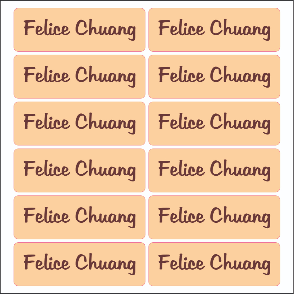 

Label Nama Vynil Sand Tahan Air