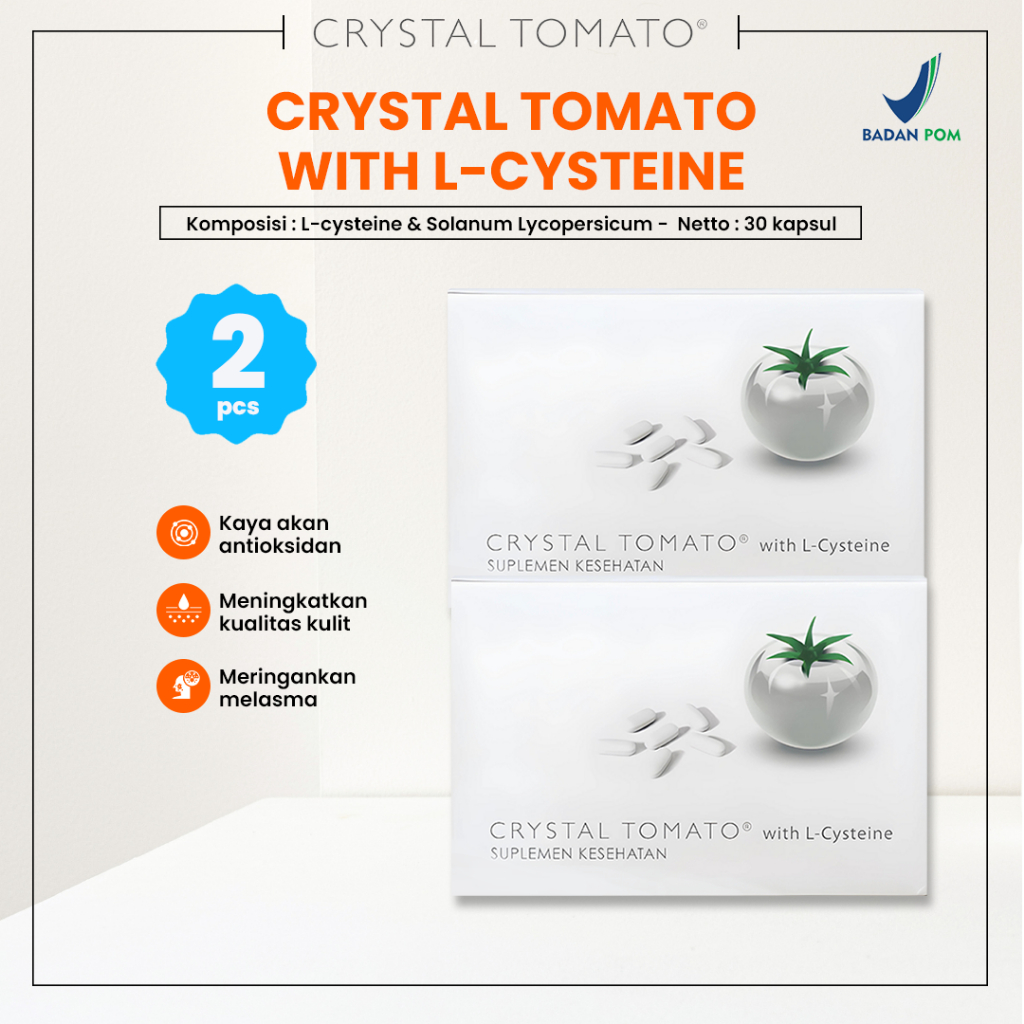 Crystal Tomato with L-Cysteine suplement Bundle 2