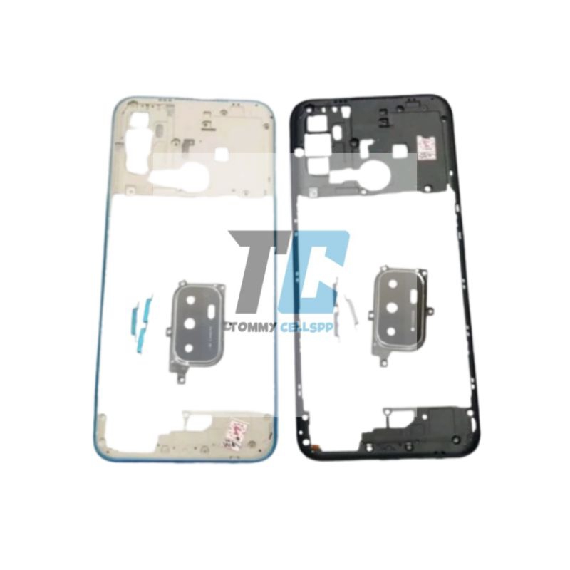 BEZZEL BAZEL TULANG MESIN TENGAH OPPO A33 A53 ORIGINAL
