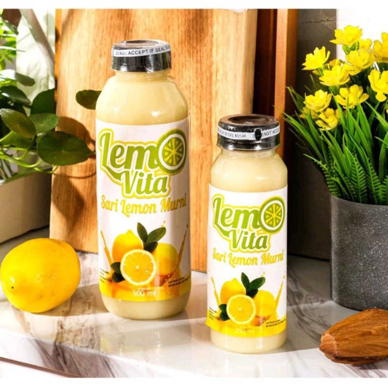 

LEMOVITA Sari Lemon Murni 250ml (BPOM) Jus Lemon 100% Murni Jus Diet