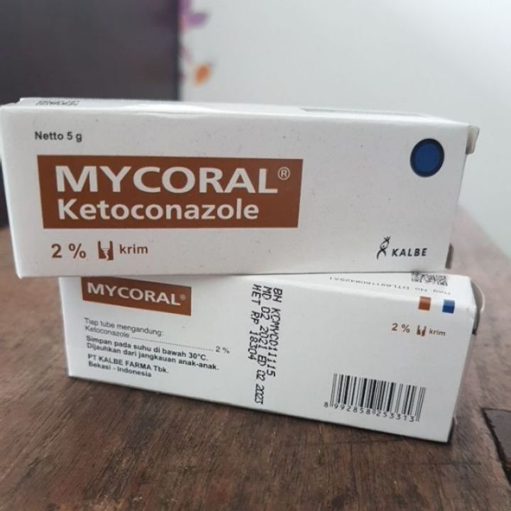 MYCORAL / MICORAL ketoconazole krim 5 gram - Salep gatal jamur