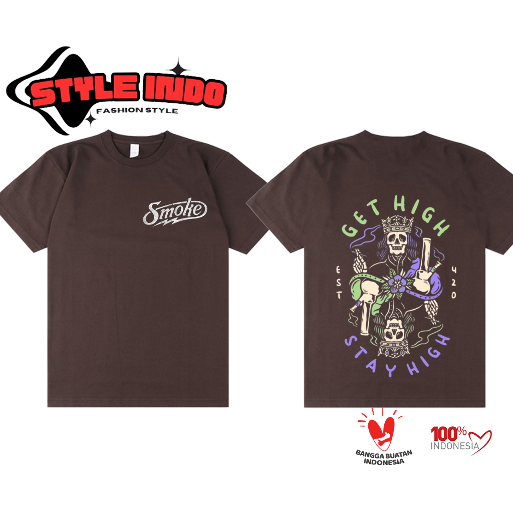 BAJU SMOKER ROKOK Kaos Distro Pria / Kaos Distro Original / Kaos Pria Wanita / T-Shirt Kaos Kaos Obl