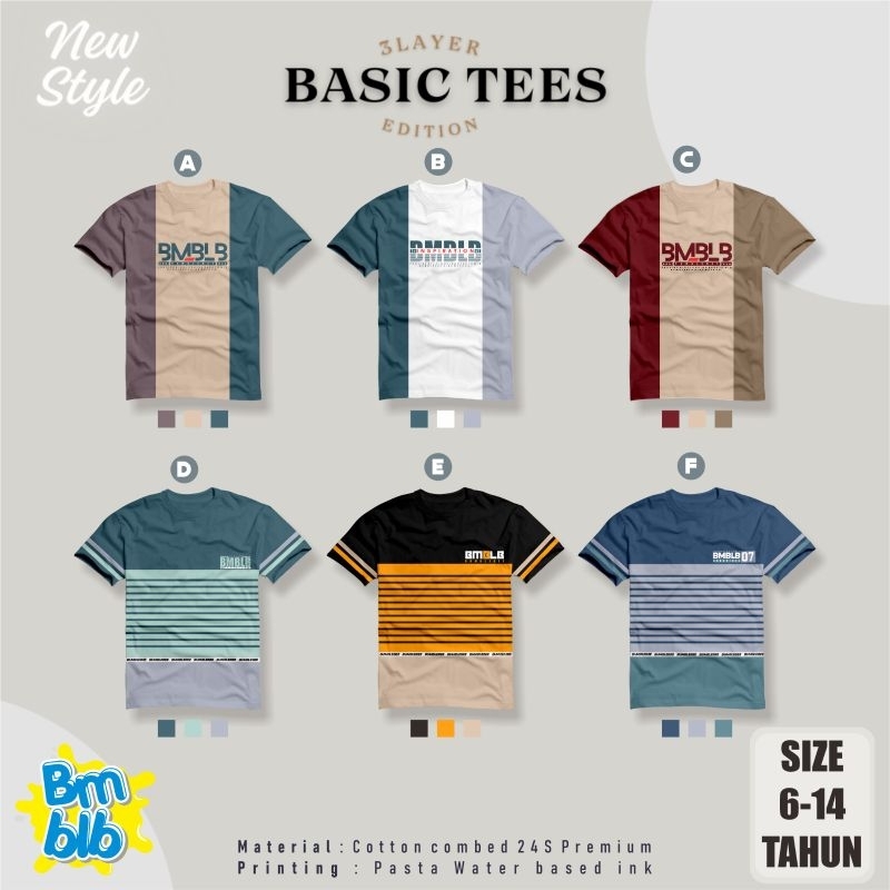 KAOS ANAK BUMBLEBEE 3LAYER 6-14