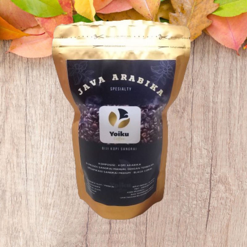 

Biji Kopi Sangrai Arabika 150 gram Yoiku Coffee