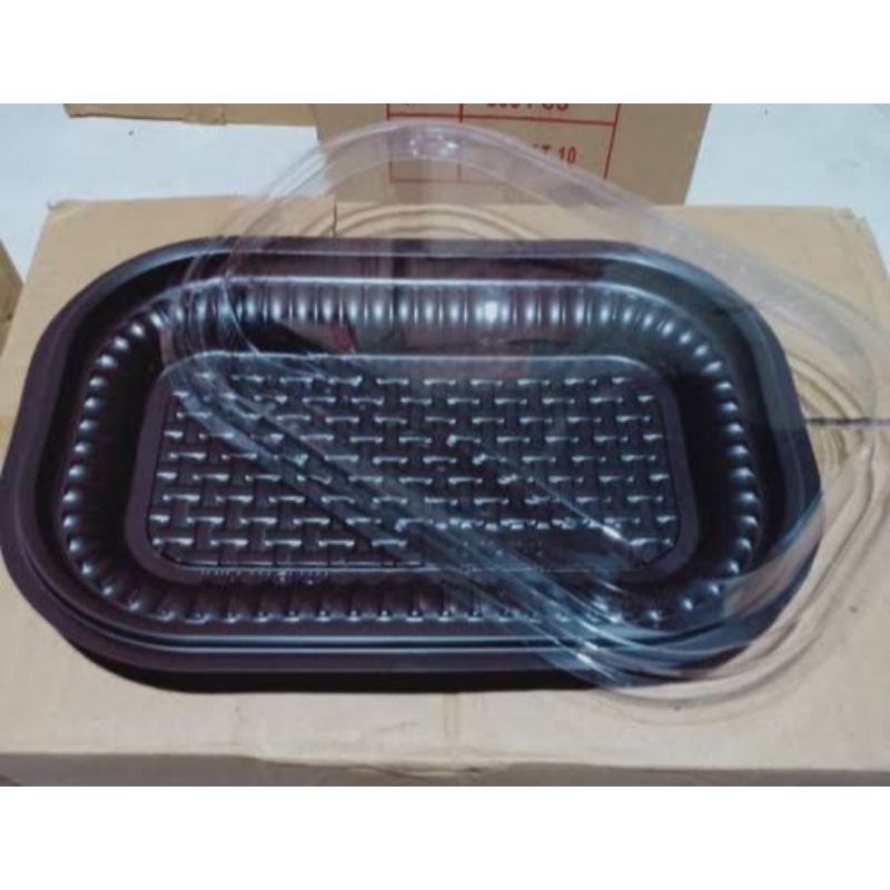 Nampan mika besar & sedang coklat