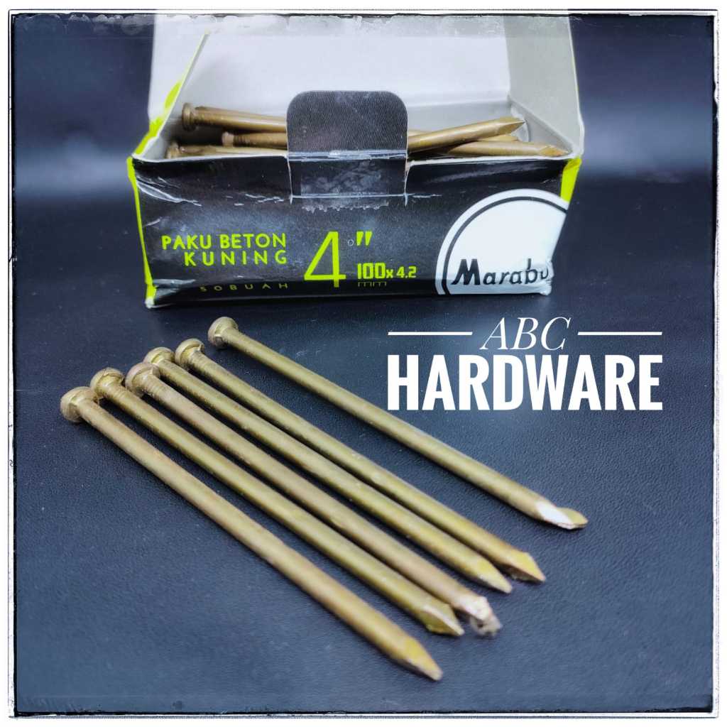 Paku Beton Tembok Dinding Putih