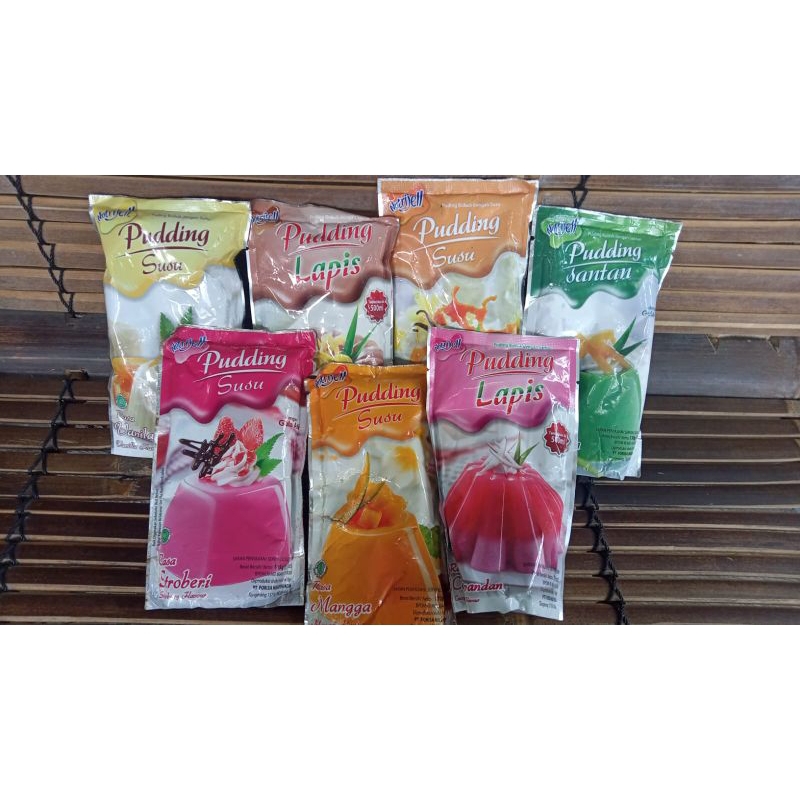 

Nutrijel Pudding Susu Powder Bubuk Rasa Buah
