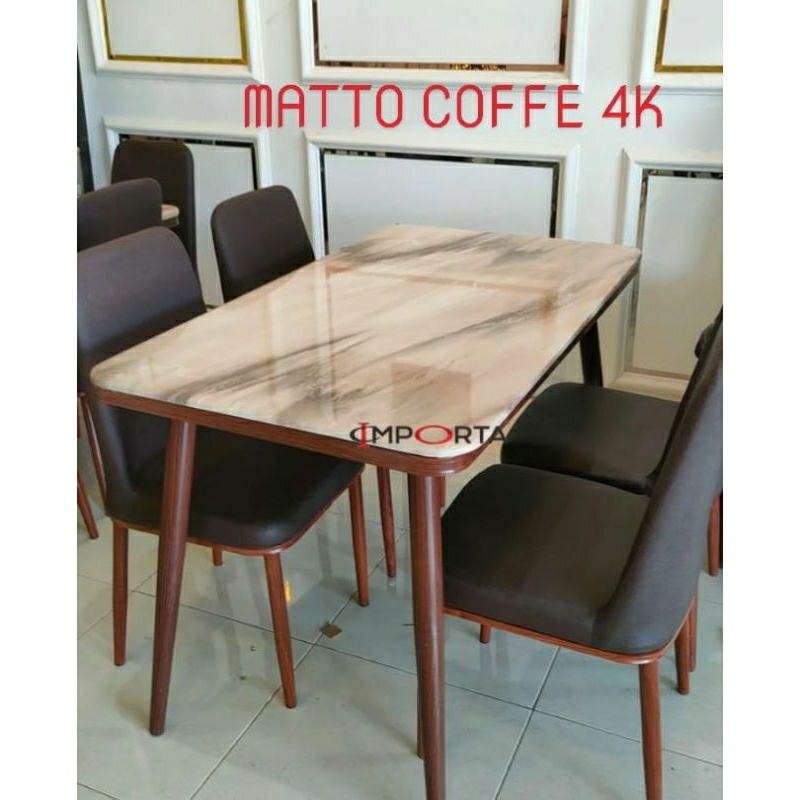 Meja makan Marmer Importa 4K