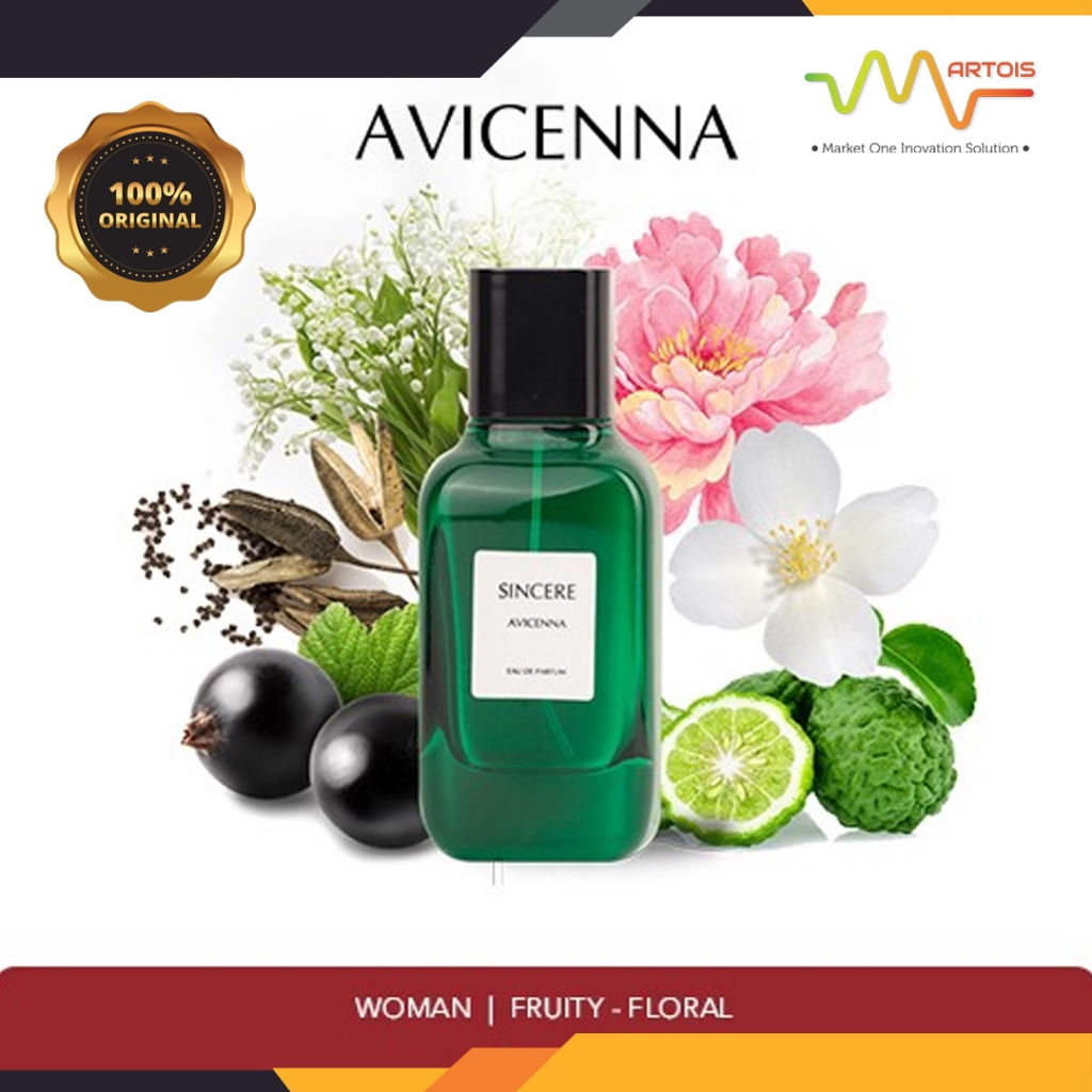 Avicenna Sincere Women (New) Eau De Parfum 100 ml / Parfum Wanita