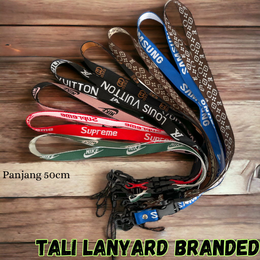 

Tali Lanyard Name Tag Tali Kalung ID Card Gantungan HP Strap