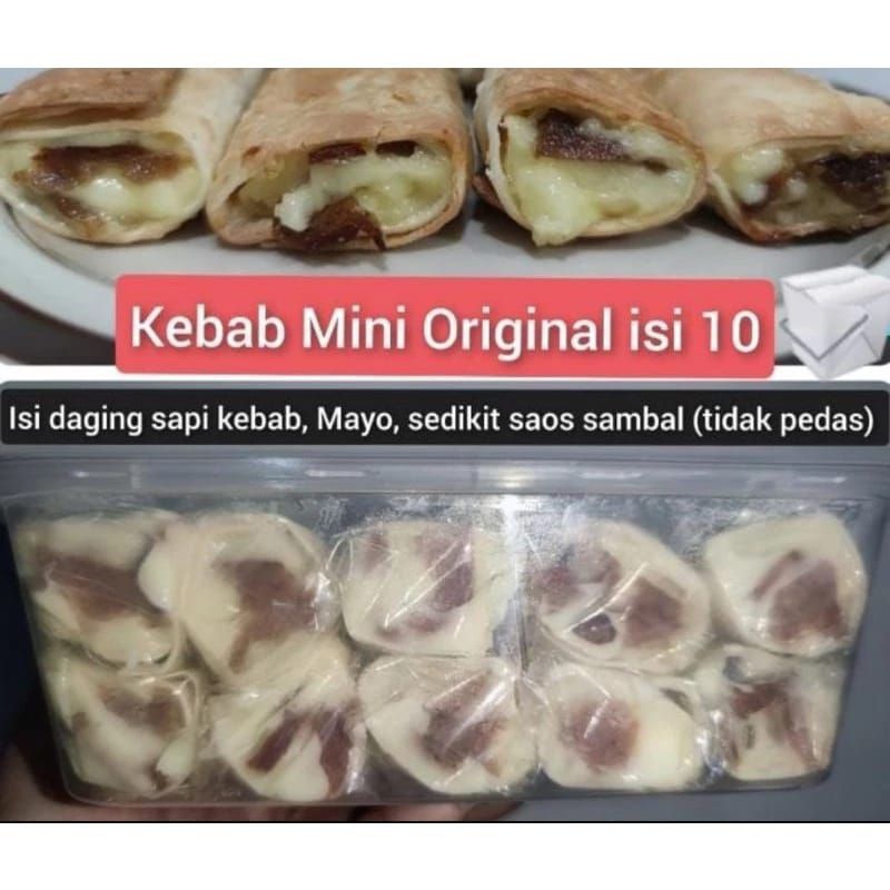 

beef kebab mini isi 10