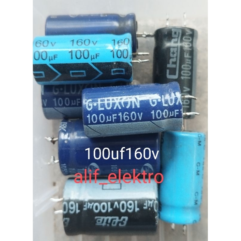 ELCO 160V 47UF, 100UF cabutan 10pcs
