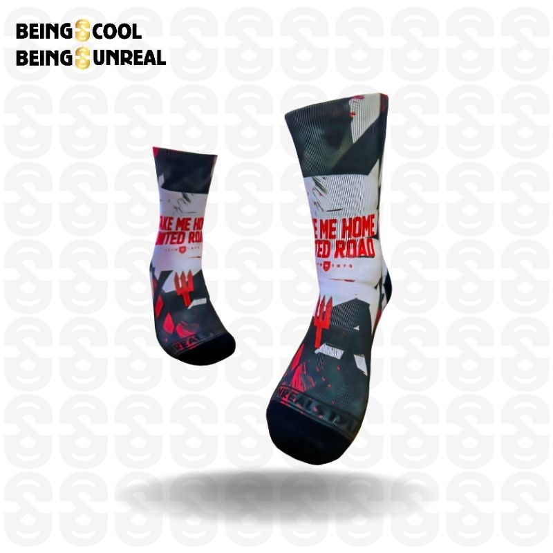 Kaos Kaki Sport Fashion Fullprint - MANCHESTER UNITED / Unrealstyle