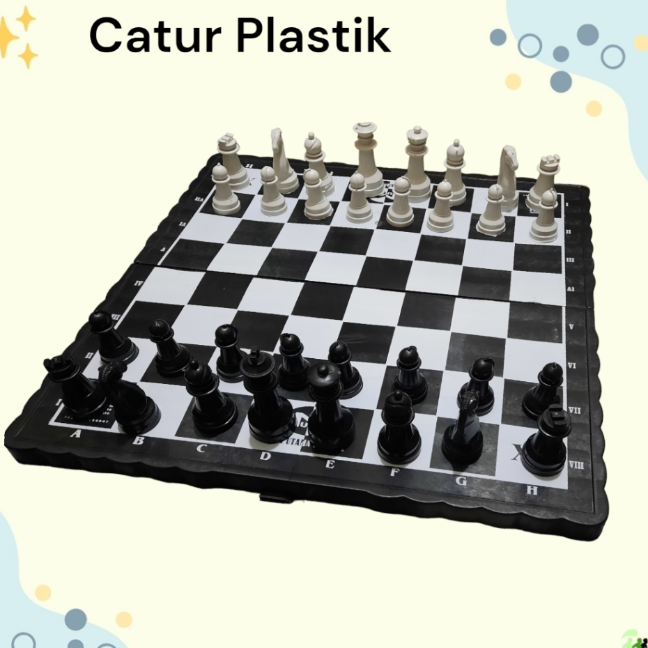 PAPAN CATUR PLASTIK UKURAN BESAR XL