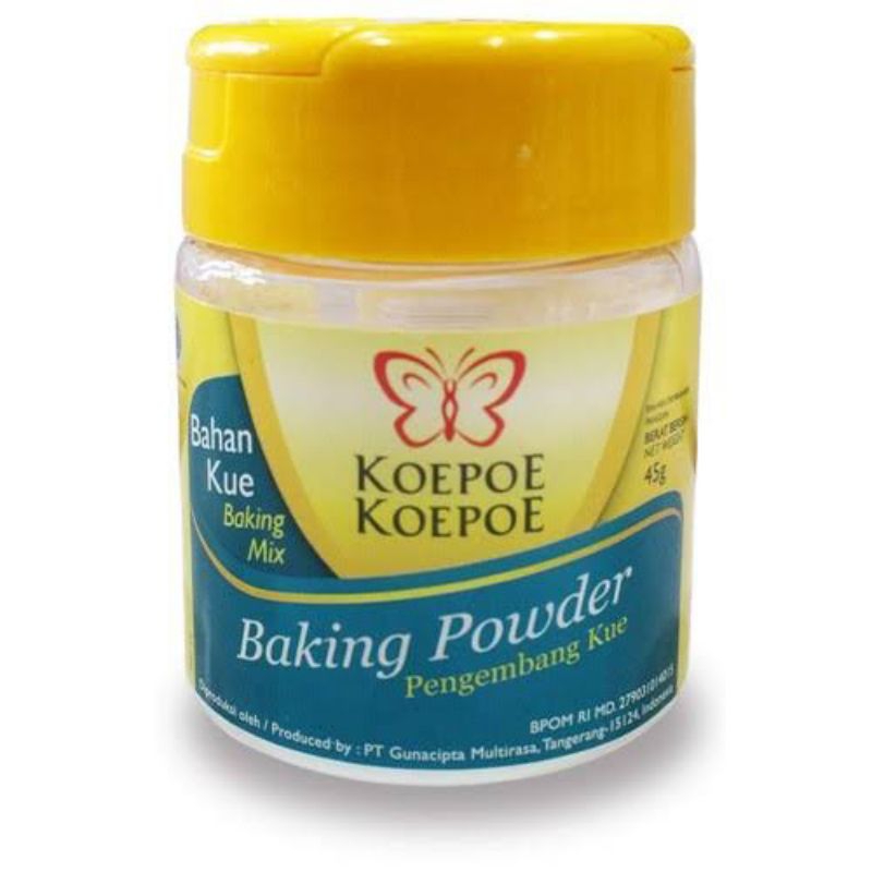 

Baking Powder merk / Soda Kue koepoe