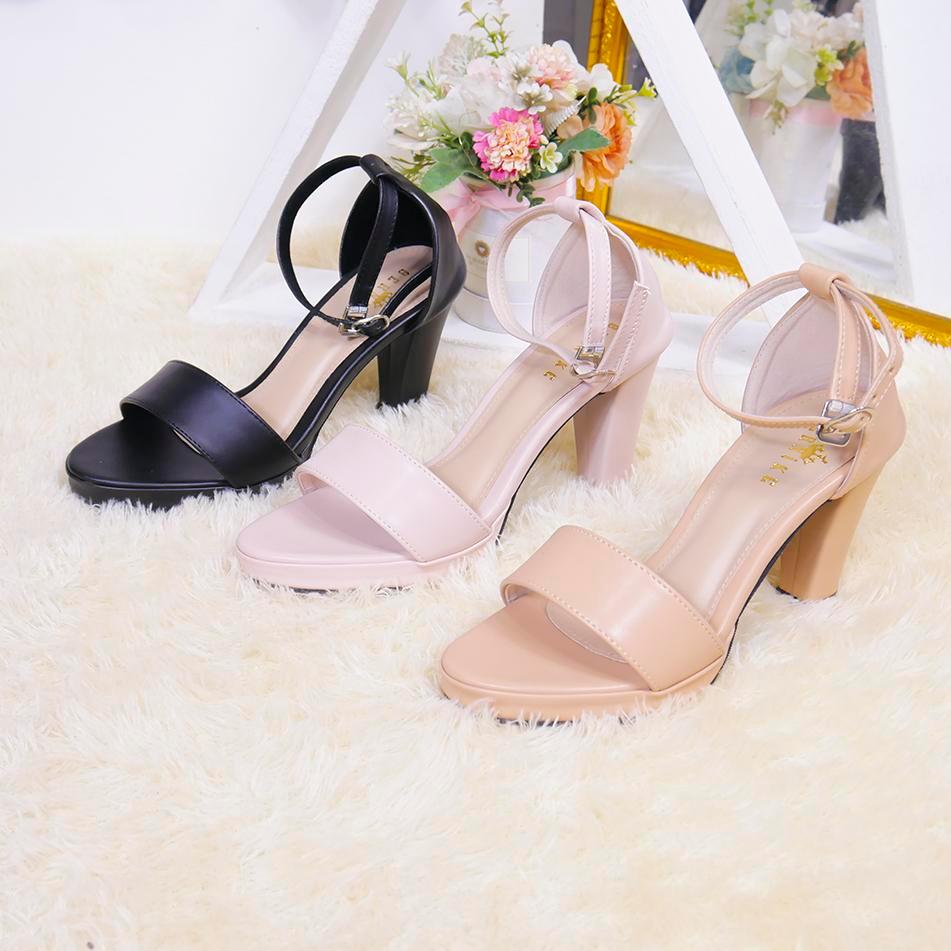 Sepatu hak wanita High Heels Haihil Hak Tali Belakang Wedding Kondangan nikah Wanita Cewek Terbaru