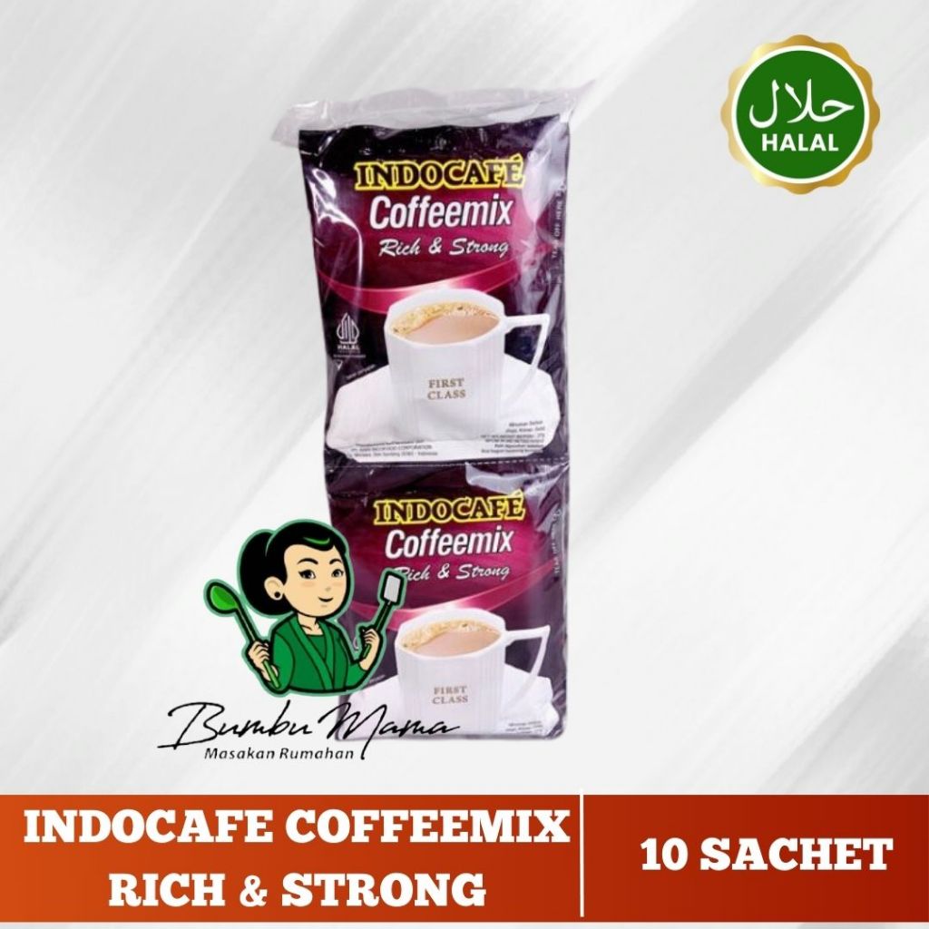 

Indocafe Coffeemix Rich & Strong 10 SASET / Kopi Saset Instan