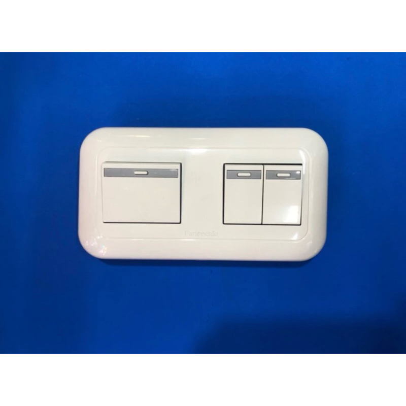 Saklar double + saklar tunggal panasonic