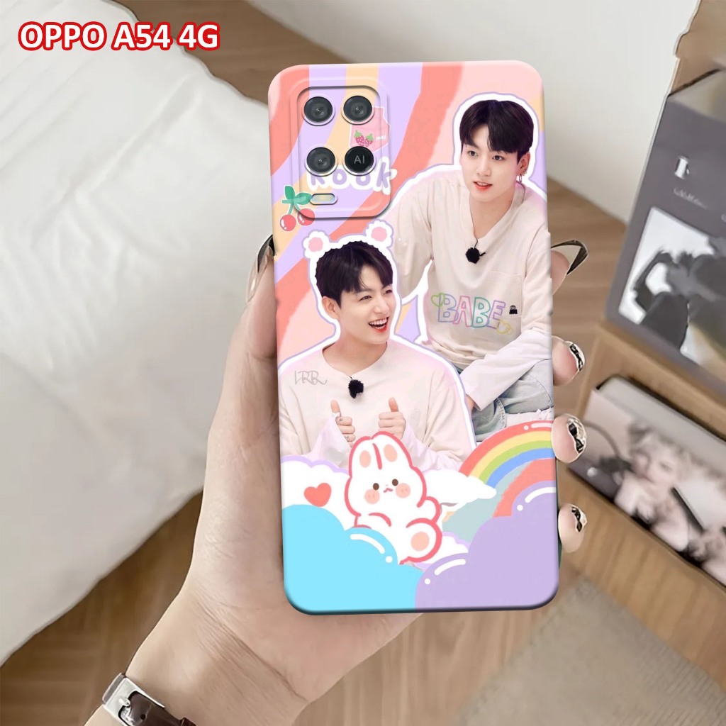 |021| Softcase Oppo A54 4G - Case Procamera - Case Fashion Cute Bts (Type Lain Di chat)