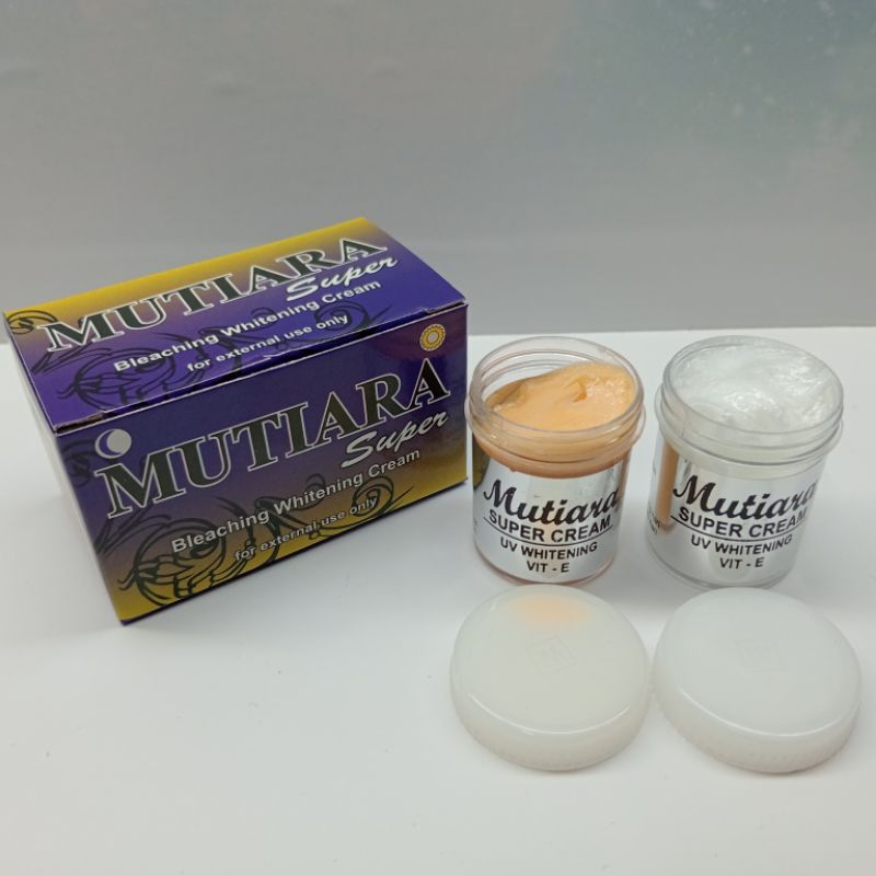 CREAM MUTIARA SUPER`SET UNGU