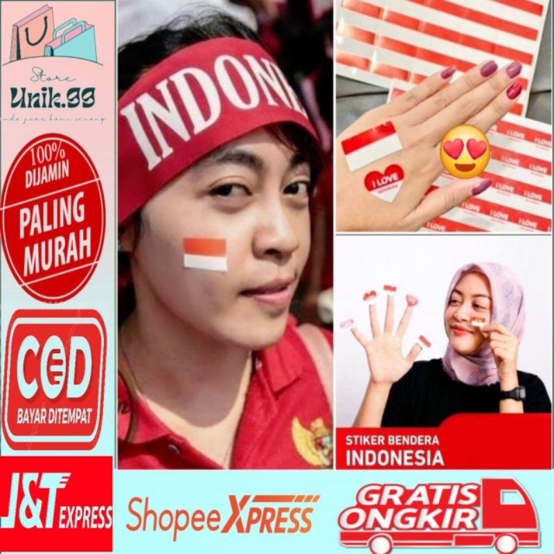 

Stiker Pipi merah putih harga per 1 pcs