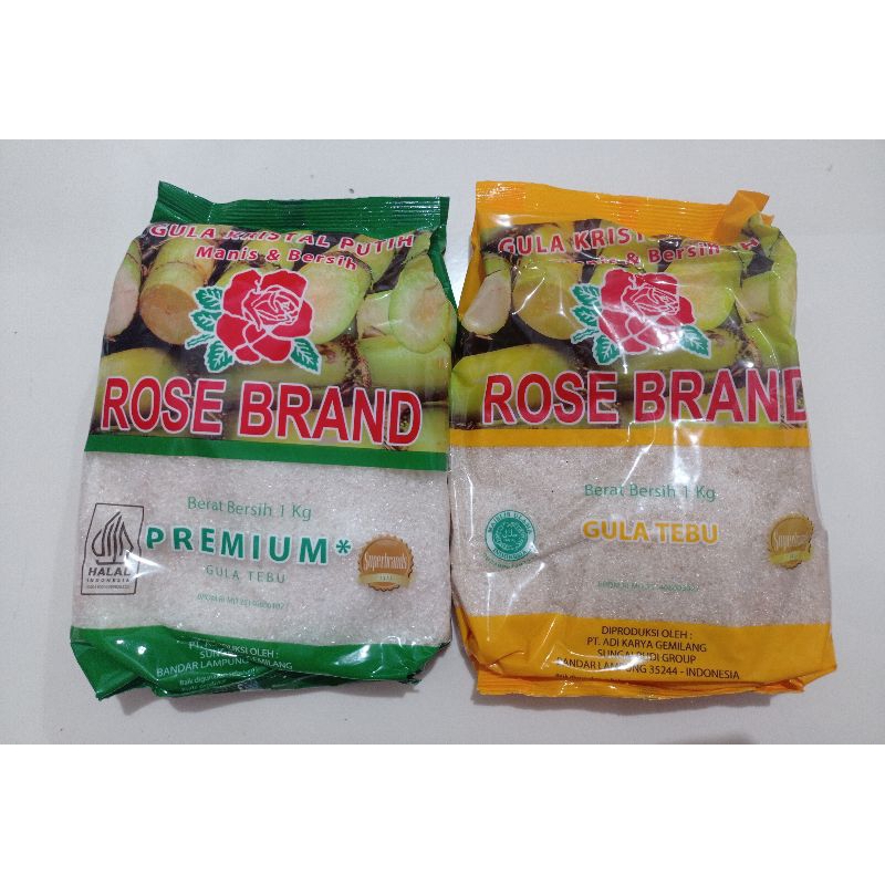 

Gula Pasir Rose Brand / Gula Rosebrand 1kg 10 pcs