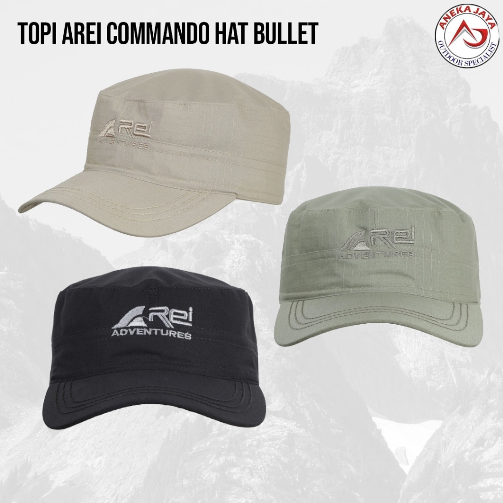 Topi Arei Komando Commando Hat Bullet Rei