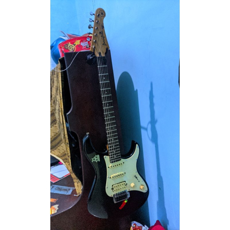 yamaha pac 112j original murah bekas second gitar listrik elektrik