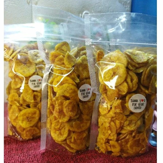 

Kripik Pisang Coin manis Kripik pisang Caramel bentuk coin, Berat bersih 200gr.