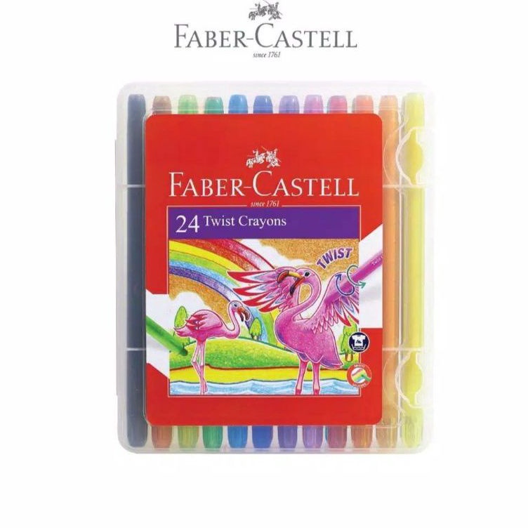 

Twist Crayon 24 warna faber castell crayon putar