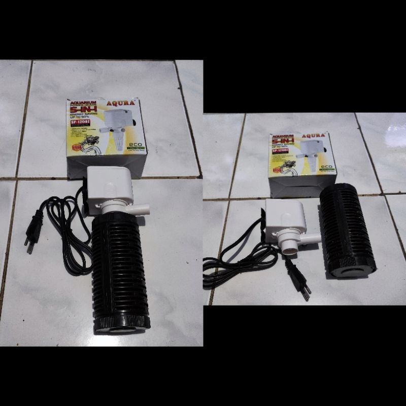 Paket Power Head + Quick Filter Internal Aquarium Power Head 1200 Aquarium Mesin Filter Aquarium