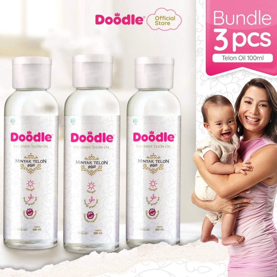 

Doodle Bundle 3pcs Minyak Telon ukuran 1ml