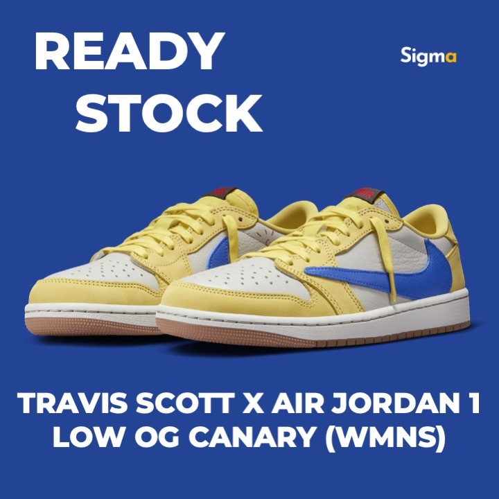 Sneakers Nike Air Jordan 1 Low OG Travis Scott Canary (WMNS)