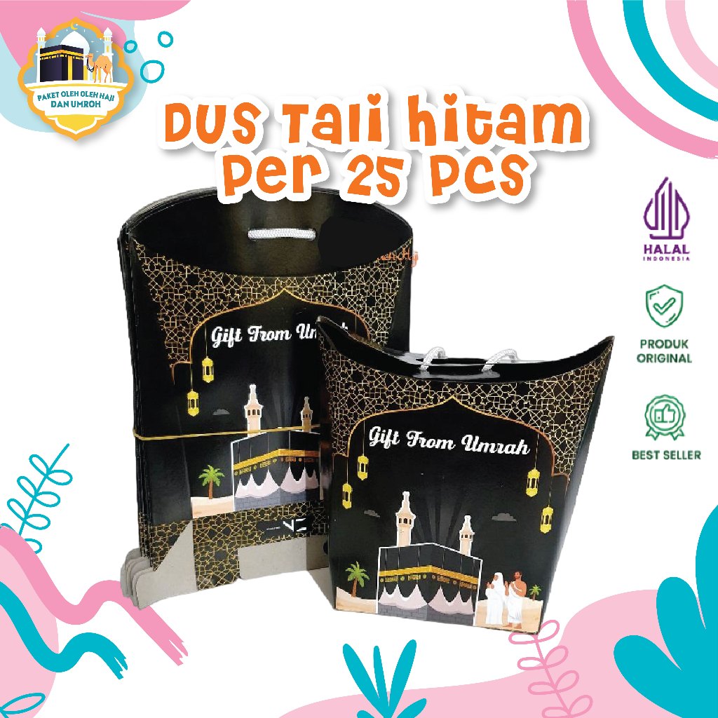 

Dus Tali Paperbag Kosong untuk Oleh Oleh Haji dan Umroh paket per 25 pcs