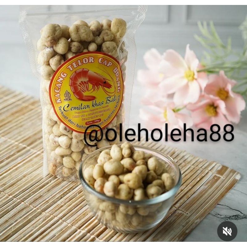 

KACANG TELOR CAP UDANG 200gr HALAL ASLI BALI FREE BUBBLEWRAP