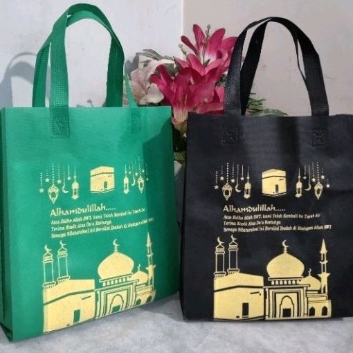 

tas oleholeh dan umroh P25xL8xT3 harga per lusin isi 12 psc