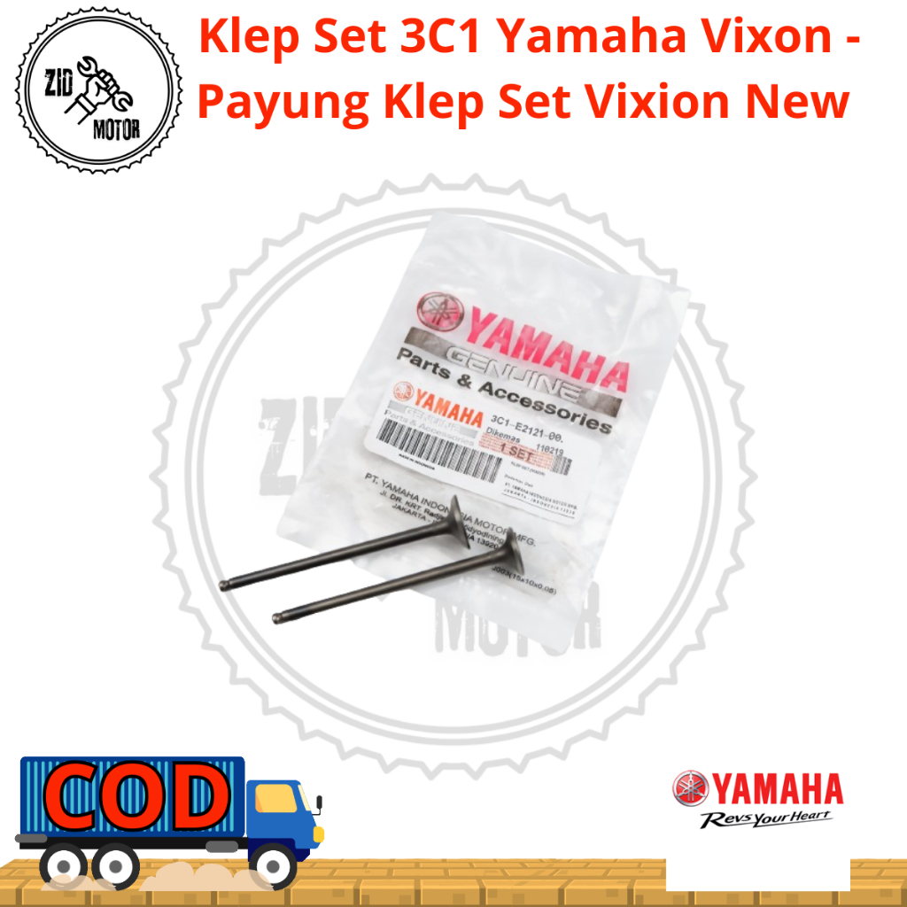 Klep Set 3C1 Motor Yamaha Jupiter MX, Vixon - Payung Klep Set Vixion New , Vixion Old ,