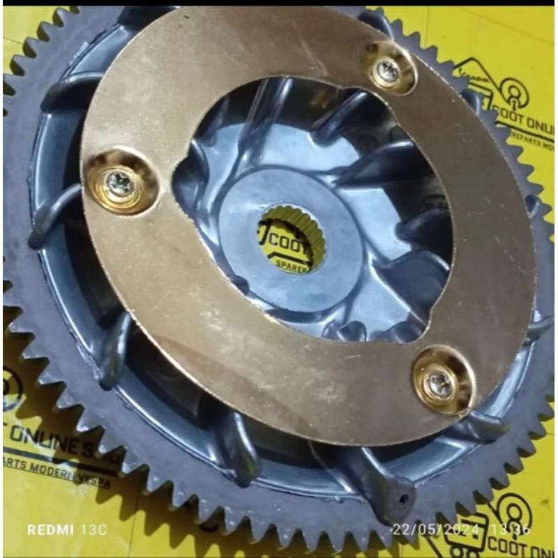 Flywheel Vespa LX S 2V / Pully Stater Vespa LX S 2V