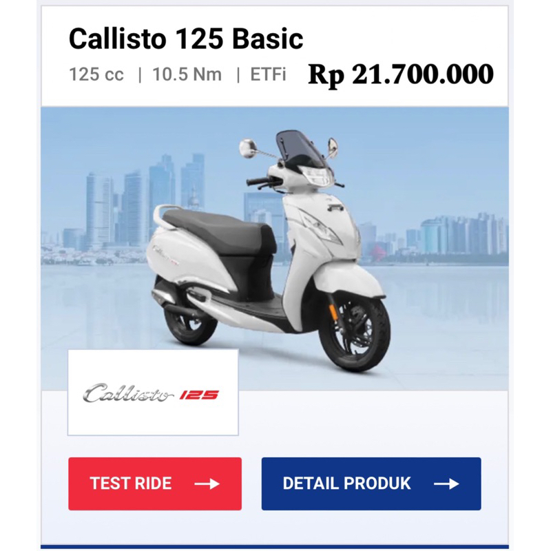 TVS CALLISTO 125 BASIC