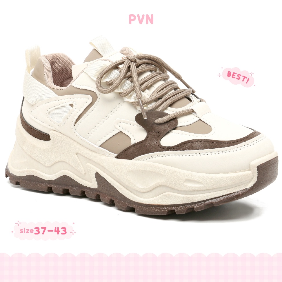 Yang terbaru PVN Jeonghan Sepatu Sneakers Wanita Sport Shoes 65