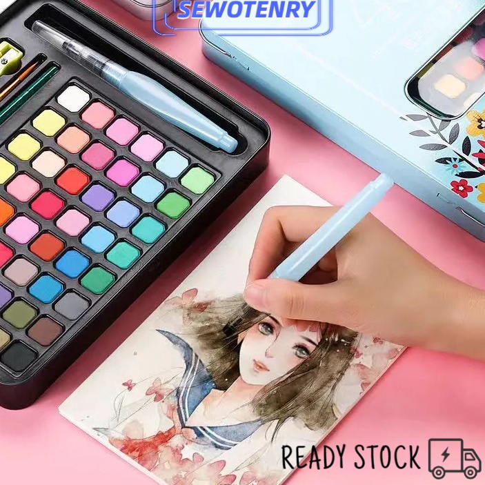 

Harga Termurah CODCat Air Warna 36 Warna 48 Warna Alat Cat Air Warna Per Set 48 Watercolor Set Sudah Termasuk Kuas Dan Kes Lukis