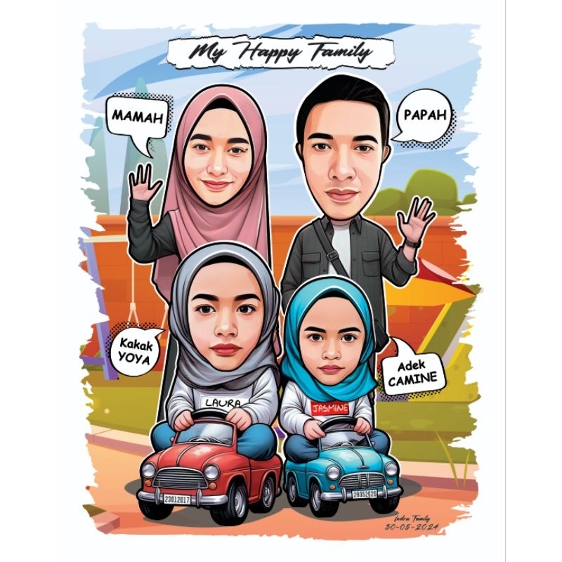 [SOFTFILE KARIKATUR] KARIKATUR KADO WISUDA, ANNIVERSARY, ULTAH, GURU