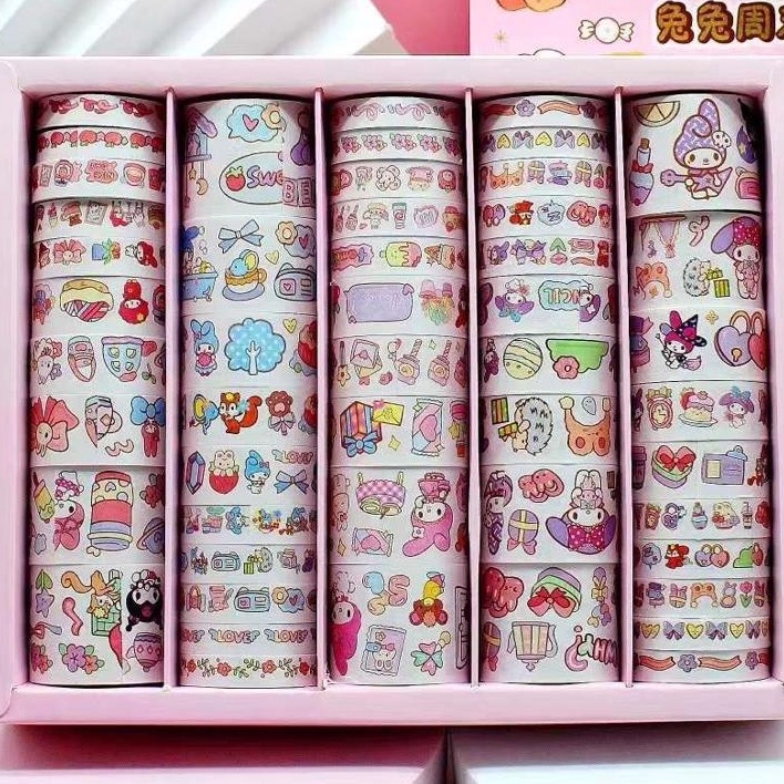 

Best Product Washi Tape ing Tape Kes Roll Solatip Kes Stiker Sanrio Sticker Tape Momo isi 5 roll