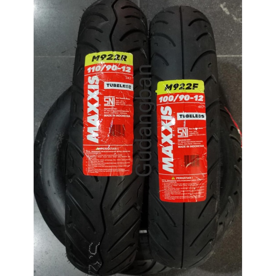 Lagi Tren READY STOCK  Paket Ban luar Maxxis M922 R Uk 11  9  12 dan M922F Uk 1  9  12 Tubeless Scoo