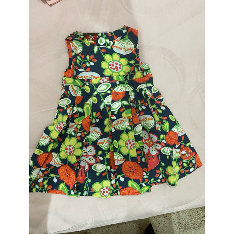preloved dress anak merk snoopy baby ukuran 1 (1-2th)